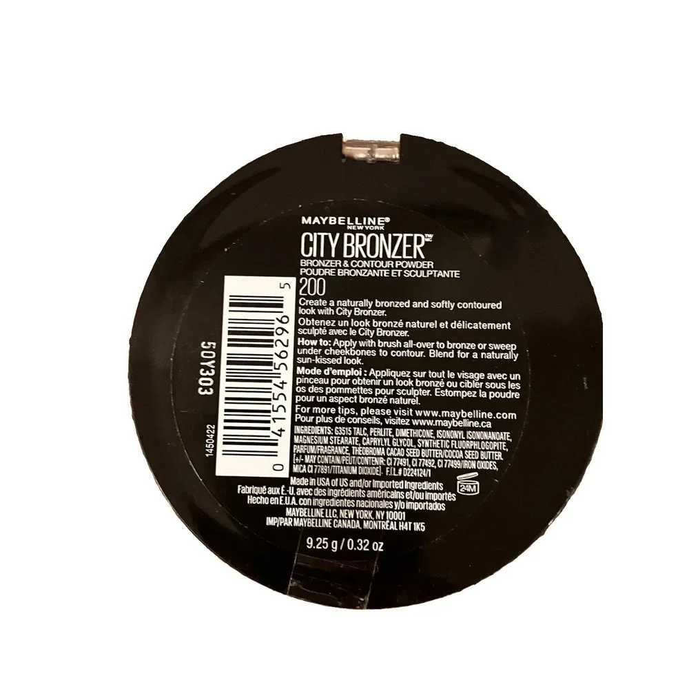 Maybelline City Bronzer Contour Powder Makeup Shade 200, 0.32 oz